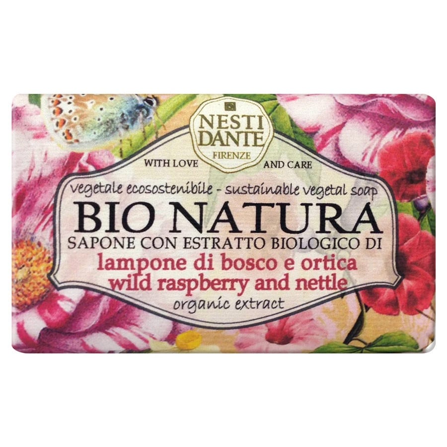 Nesti Dante Bio Natura Wild Raspberry And Nettle mydło toaletowe 250 g