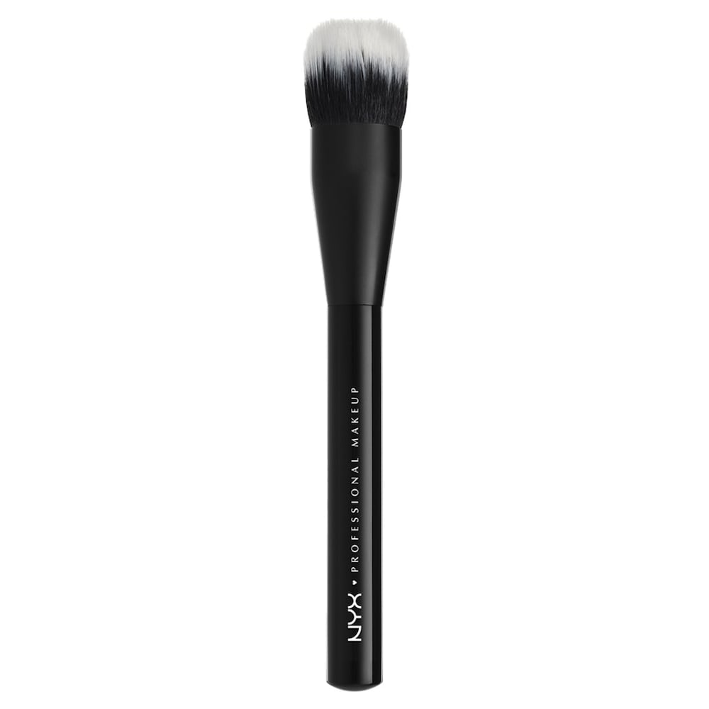 NYX Professional Makeup NYX Professional Makeup - PRO DUAL FIBER FOUNDATION BRUSH - 04 - Pędzel do nakładania podkładu NYXDF0DPO