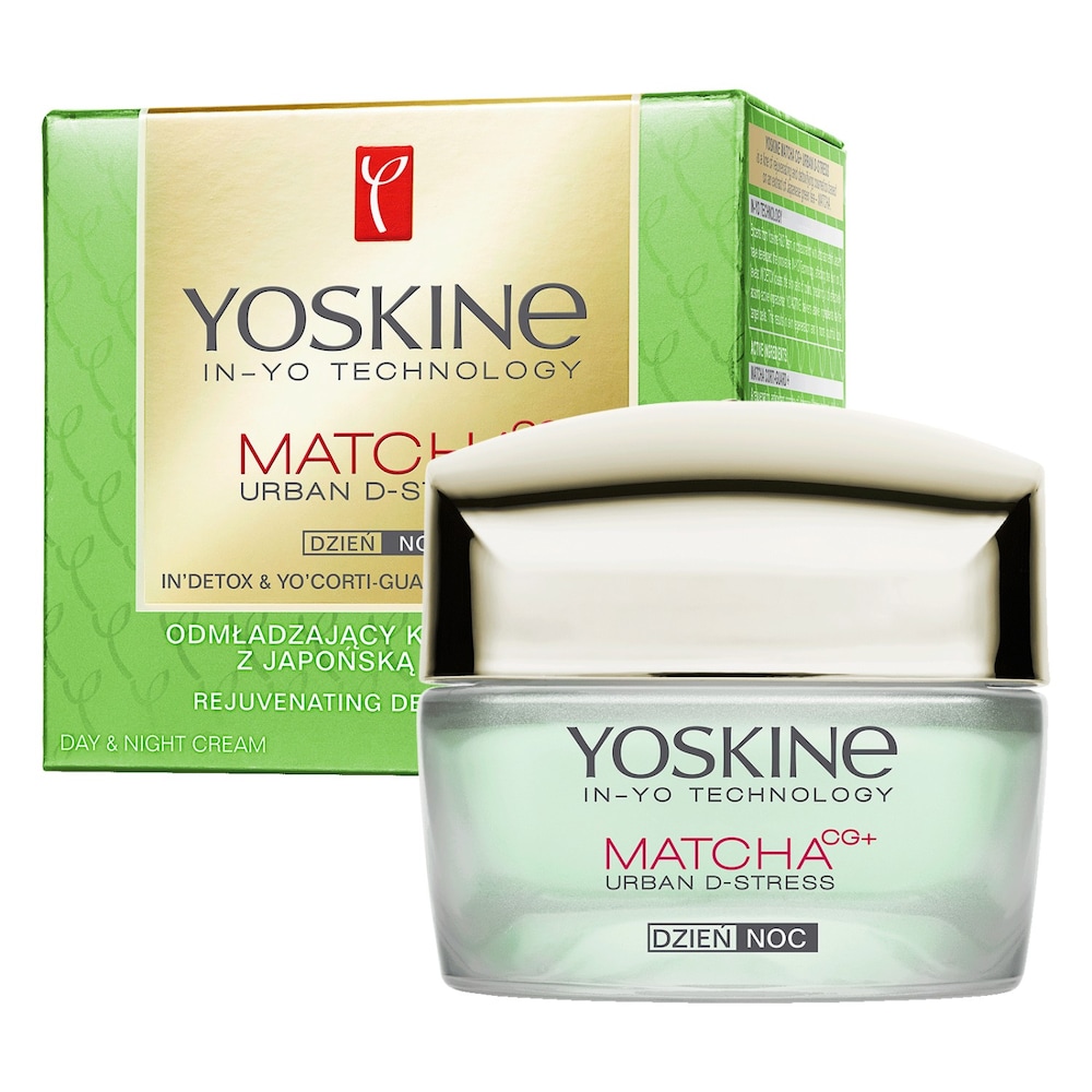 Yoskine Matcha Urban D-Stress Krem na dzień i noc 50ml