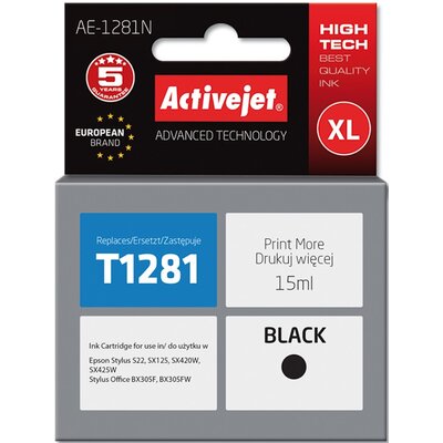 ActiveJet AE-1281N zamiennik Epson T1281 (EXPACJAEP0199)