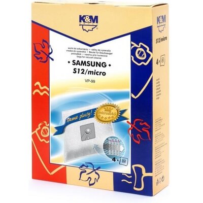 Samsung K&M S12 - Worki papierowe do odkurzaczy VP 99