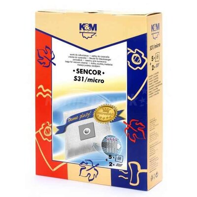 Sencor Worki do odkurzacza K&m S31 micro 5szt.