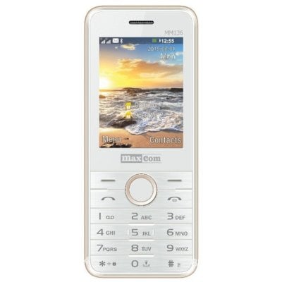 Maxcom MM136 Dual Sim Biało-złoty