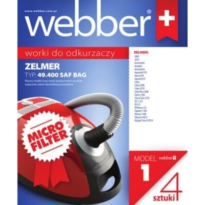 Webber Worek do odkurzacza WEBBER 1 (4 sztuki)