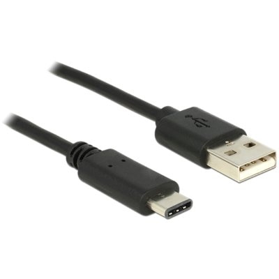 Delock Kabel USB Delock USB 2.0 - Typ A - Typ C -1 m - czarny - 83600