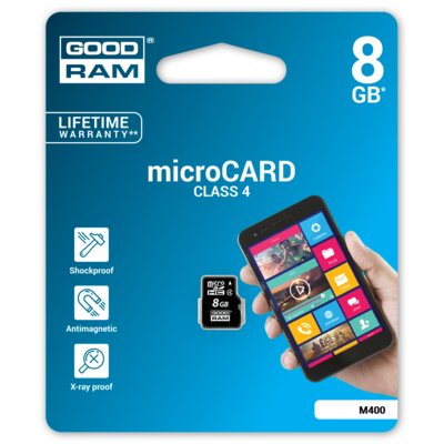 Goodram microSD Class 4 8GB (M400-0080R11)