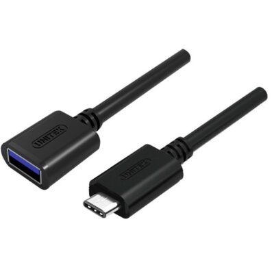 Unitek Adapter USB TYP-C DO USB AF 0.15 m; Y-C476BK