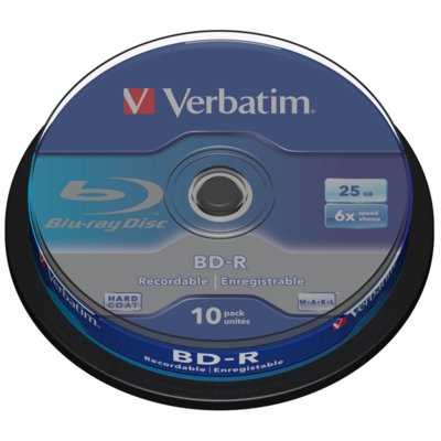 Verbatim BD-R Blu-Ray 25GB 6x Szpula 10 43742