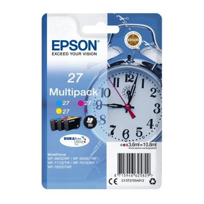 Epson Trójpak CMY T2705 3x3.6ml do WF-3620/WF-7x10 C13T27054012