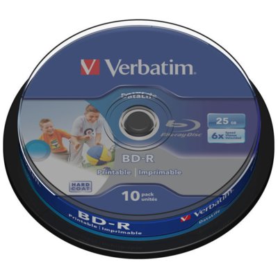 Verbatim BD-R 25GB 6x do Tak NO ID 10 szt 43804