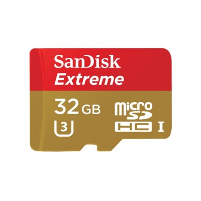 SanDisk MicroSDHC 32 GB Extreme 100MB/s A1 C10 V30 UHS-I U3 (173420)