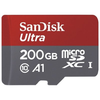 SanDisk Ultra microSDXC 200GB UHS-I class10 (SDSQUAR-200G-GN6MA)