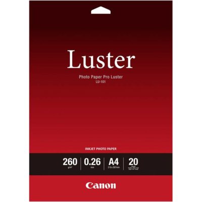 Canon LU-101 A 4 Papier fotograficzny Pro Luster 260 g, 20 Blatt 6211B006