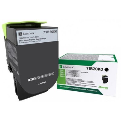 Lexmark Toner Lexmark zwrotny black | 3000 str | CS/CX3/4/517 71B20K0