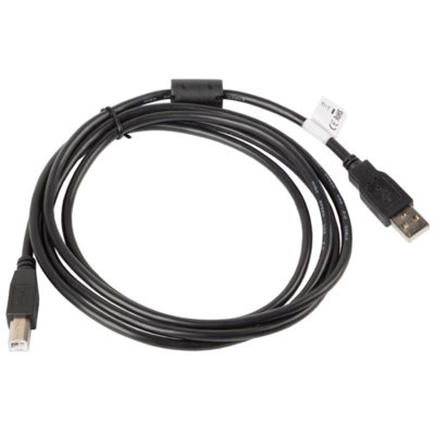 LANBERG LANBERG Kabel USB 2.0 AM-BM 1.8M Ferryt czarny (CA-USBA-11CC-0018-BK)