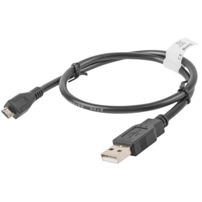 LANBERG LANBERG Kabel USB 2.0 micro AM-MBM5P 0.5M czarny (CA-USBM-10CC-0005-BK)