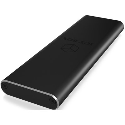 ICY BOX IB-18 X zewnętrzna obudowa z USB 3.0 zapewnia mSATA lub dyski SSD M.2 SATA, czarny IB-183M2