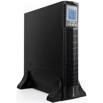 Green Cell UPS Green Cell Zasilacz awaryjny UPS Online Green Cell RTII z wyświetlaczem LCD 1000VA UPS13