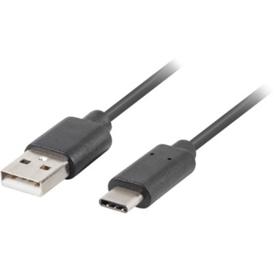 LANBERG Kabel USB-C M/USB-A M 2.0 LANBERG Qc 3.0, 1 m