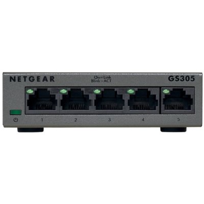 Netgear GS305 - switch - 5 ports - unmanaged (GS305-300PES)