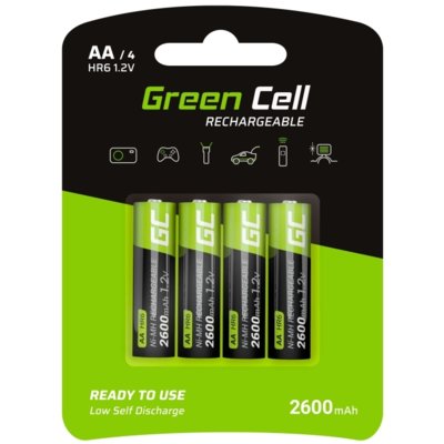 Green Cell Akumulator Green Cell 4x AA HR6 2600mAh GR01