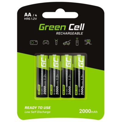 Green Cell Akumulator Green Cell 4x AA HR6 2000mAh GR02