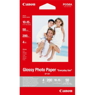 Canon GP-501 10 X 15, Glossy 200 G, 50 arkuszy 7022210169