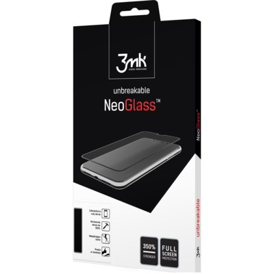 3MK Szkło NeoGlass 8H do Samsung Galaxy A51 niepękające Black 8304X1