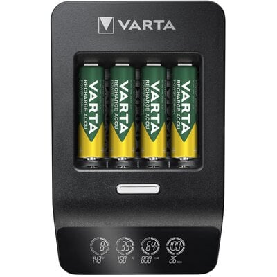 Varta Ładowarka LCD Ultra Fast Charger+ do akumulatorów AA,AAA,9V