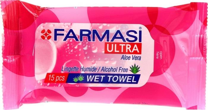 Farmasi chusteczki nawilżane Ultra Pink 15szt.