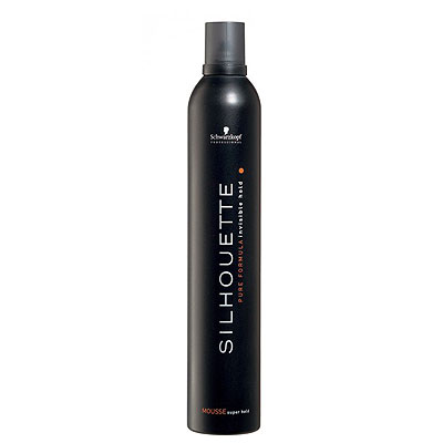 Schwarzkopf Silhouette pianka do włosów Bardzo Mocna czarna 500ml