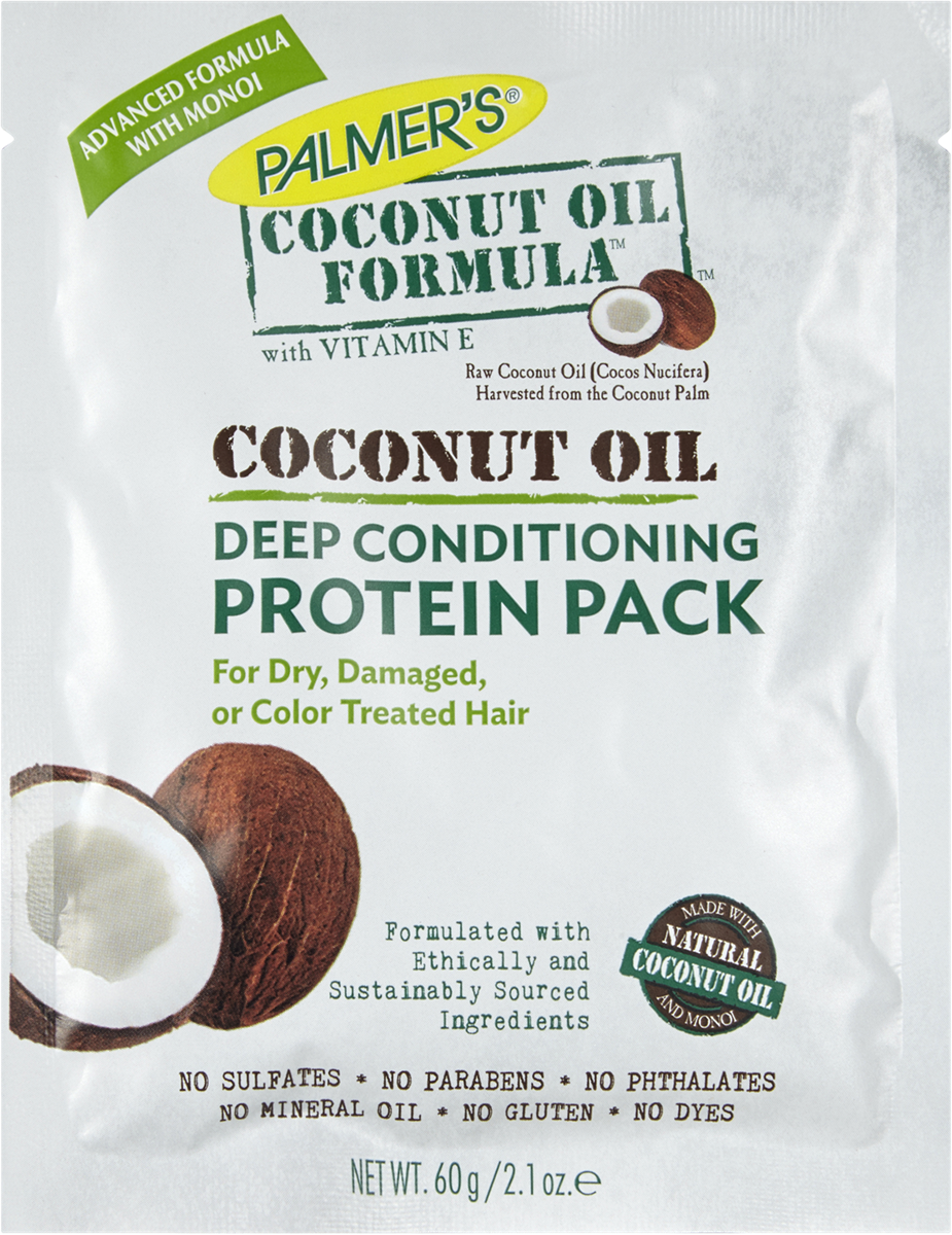 Palmers Coconut Oil, kuracja proteinowa do włosów, 60g