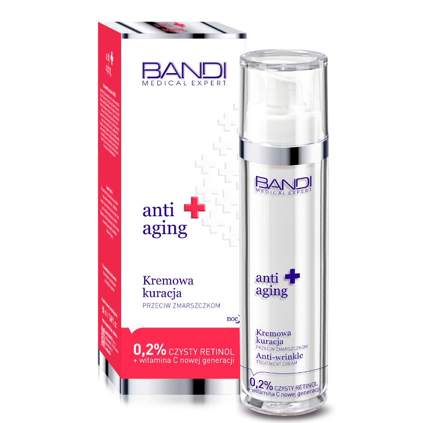 Bandi Medical Expert Anti Aging Kremowa kuracja przeciw zmarszczkom z retinolem 50ml