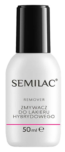 Semilac Remover - zmywacz do lakieru hybrydowego, 50ml