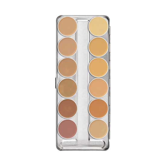 KRYOLAN Dermacolor Camouflage Creme Palette paleta 12 kamuflaży 40g