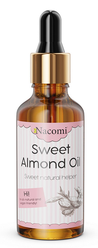 Nacomi Nacomi olej ze słodkich migdałów z pompką 50ml