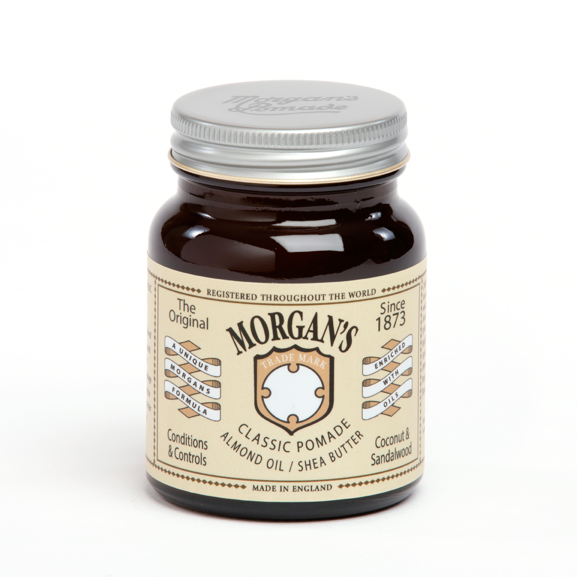 Morgan's Morgans Morgans klasyczna pomada z olejkiem migdałowym i masłem shea 100g