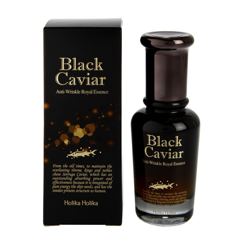 Holika Holika Holika Holika Black Caviar esencja przeciwzmarszczkowa z czarnym kawiorem 45ml