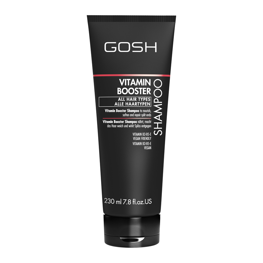 Gosh Vitamin Booster Shampoo Szampon do włosów z witaminami B3,B5 i E 230ml