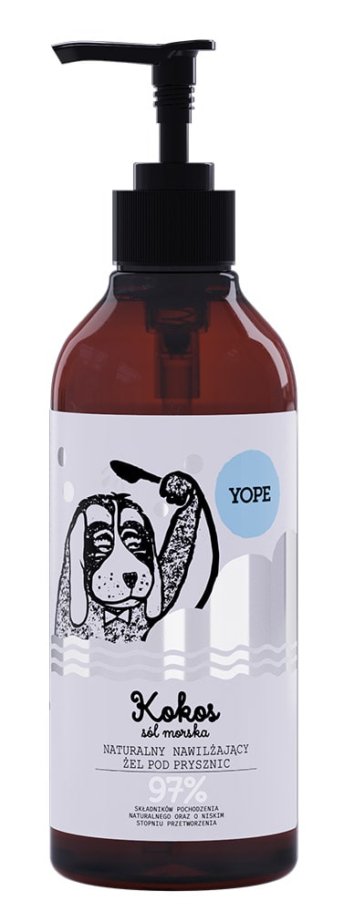 Yope Yope Kokos i Sól Morska Naturalny żel pod prysznic 400ml