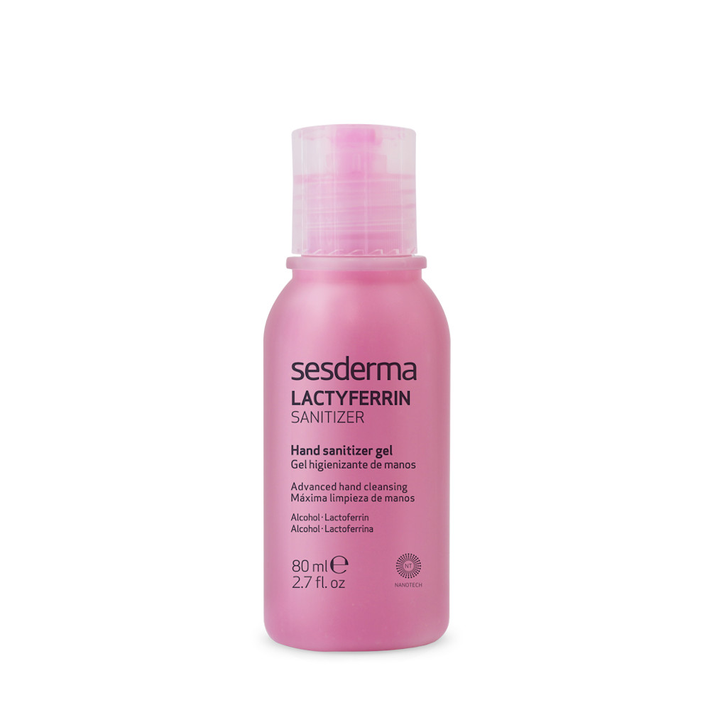 Sesderma SESDERMA Lactyferrin Sanitizer Hand Gel pielęgnujący żel dezynfekujący do rąk - 80 ml