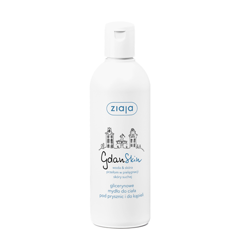 Ziaja GDANSKIN Glicerynowe mydło do ciała pod prysznic i do kąpieli 300 ml 7074497