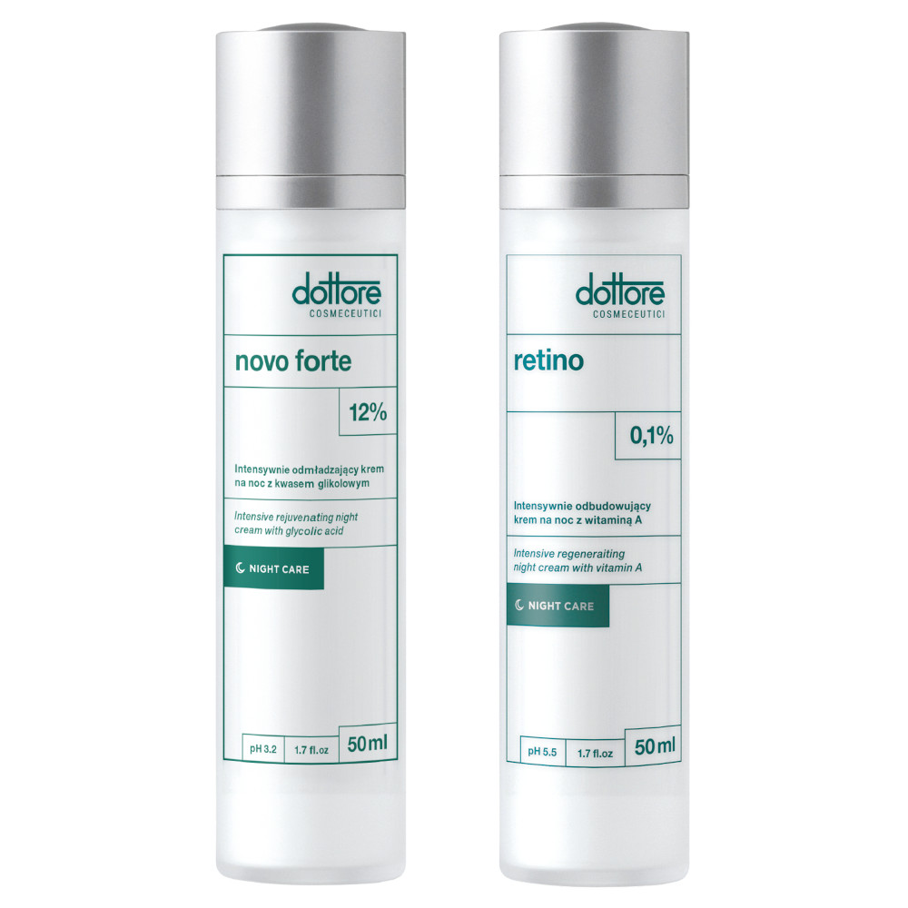 Dottore KURACJA REWITALIZUJĄCA 2019 Zestaw Retino 0,1% 50ml + Novo Forte 12% 30ml