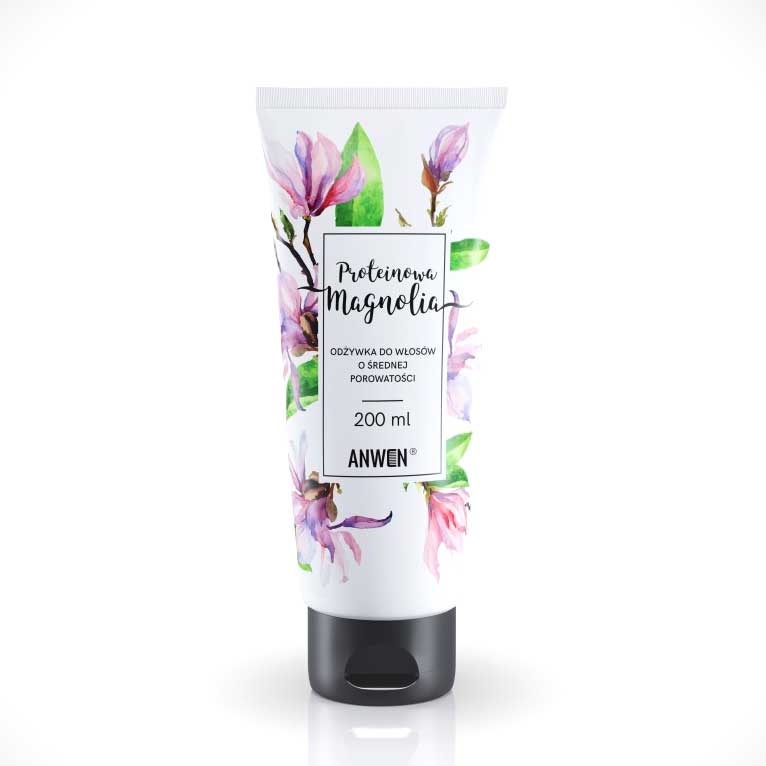 Anwen Anwen odżywka do włosów średnioporowatych Proteinowa Magnolia 200ml