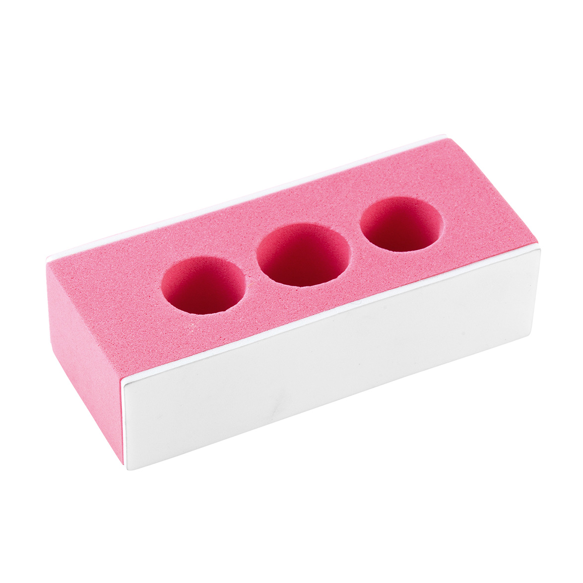 Peggy Sage Ergonomic Buffing Block dwustronny blok polerski do paznokci różowy 1szt