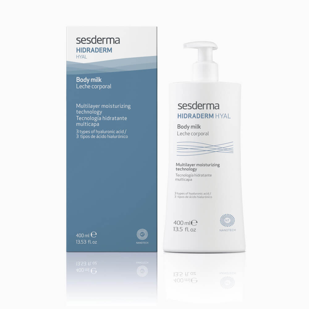 SesDerma Hidraderm nawilżające mleczko do ciała 3 Types of Hyaluronic Acid 400 ml