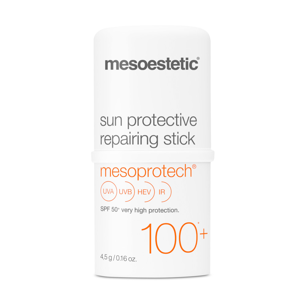 MESOESTETIC Mesoprotech Repairing Stick 100 SPF50+ sztyft punktowy z wysoką ochroną przeciwsłoneczną 4,5g