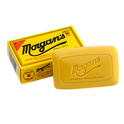 Morgan's Morgans Morgans antybakteryjne mydło do brody w kostce 80g