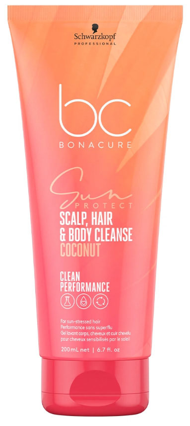 Schwarzkopf BC Sun Protect szampon do włosów i ciała 200ml
