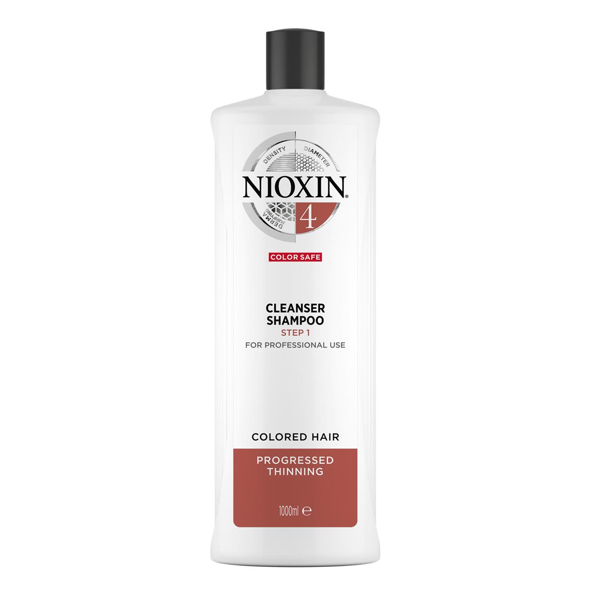 Nioxin 3D System 4 szampon oczyszczający 1000ml